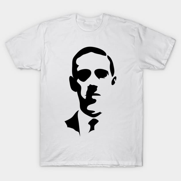 H.P. Lovecraft. T-Shirt by OriginalDarkPoetry